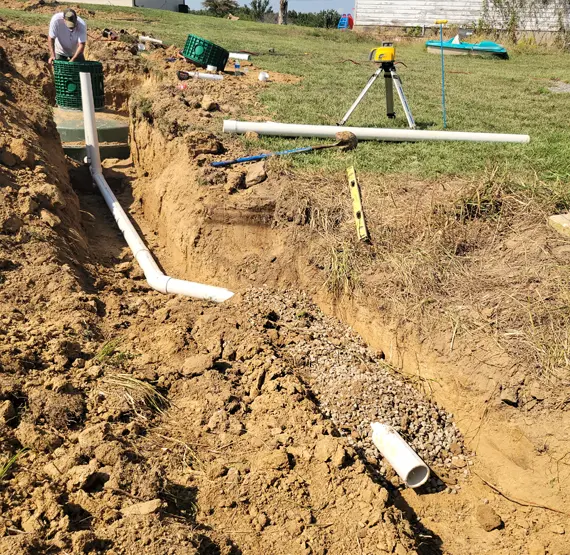 Replacing an undersized septic system outside anna, il
